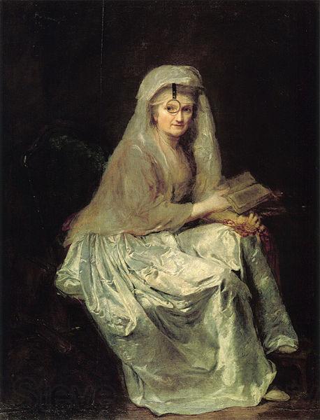 anna dorothea therbusch Self-portrait France oil painting art